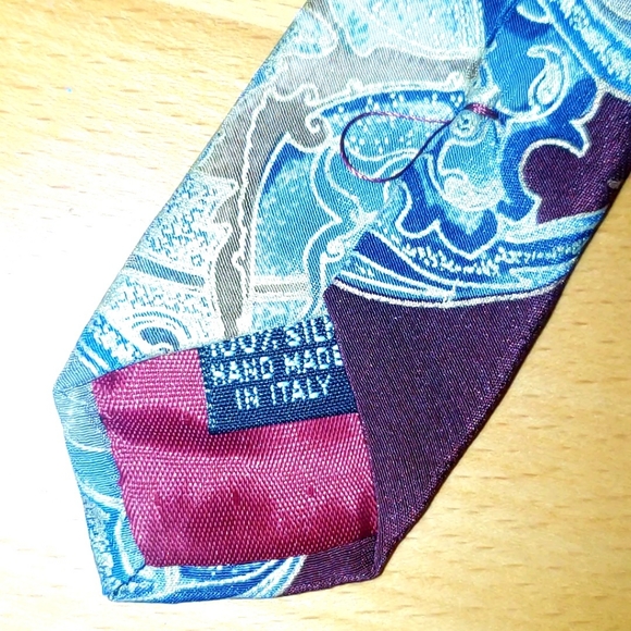 Enrico Coveri Silk Tie Italy Vintage - Picture 4 of 4